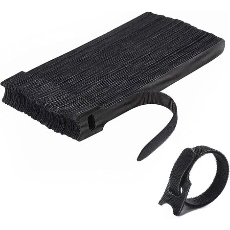 SLI-RES Attache Cable, Sangles Sangles Câble, Réutilisables Serre Cable, Organisateur Rangement Cable, Pour Attacher Les Câbles, Gaines, Fils PC, Fils Électriques Etc 12*145mm (Noir) 100 Pcs,Lilaris 1 SLI-RES Attache Cable, Sangles Sangles Câble, Réutilisables Serre Cable, Organisateur Rangement Cable, Pour Attacher Les Câbles, Gaines, Fils PC, Fils Électriques Etc 12*145mm (Noir) 100 Pcs,Lilaris