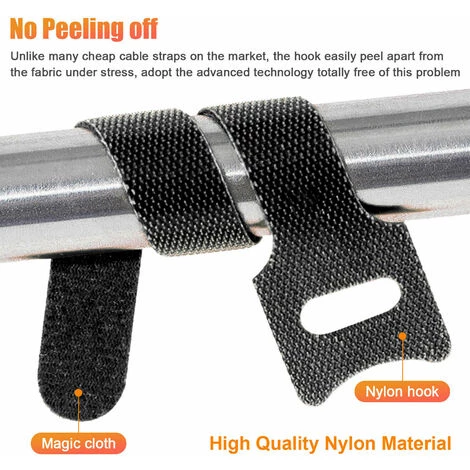 SLI-RES Attache Cable, Sangles Sangles Câble, Réutilisables Serre Cable, Organisateur Rangement Cable, Pour Attacher Les Câbles, Gaines, Fils PC, Fils Électriques Etc 12*145mm (Noir) 100 Pcs,Lilaris 5 SLI-RES Attache Cable, Sangles Sangles Câble, Réutilisables Serre Cable, Organisateur Rangement Cable, Pour Attacher Les Câbles, Gaines, Fils PC, Fils Électriques Etc 12*145mm (Noir) 100 Pcs,Lilaris – Image 5