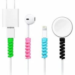 PESCE 36 Morceaux De Protecteur De Ligne De Données TPU, Protecteur De Câble Spiralé Universel Pour Téléphone Portable, Protecteur De Ligne De Charge Rapide,Protecteur De Câble De Souris -Treuil, cric, palan et accessoires Soldes Boutique 64211567 4