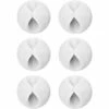 PESCE 6 Pack Câble Clips, Rangement-câbles Et Serre-câbles Pour TV Ordinateur PC Portable Maison Et Bureau, Blanc