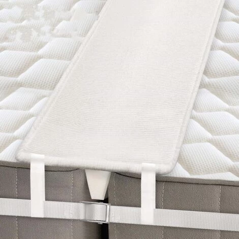 HEGUYEY Pont De Lit De 20 Cm - Connecteur De Matelas Pour Faire Des Lits Jumeaux Dans King - Cale Matelas Avec Sangle Matela Pour Les Invités Séjour 1 HEGUYEY Pont De Lit De 20 Cm - Connecteur De Matelas Pour Faire Des Lits Jumeaux Dans King - Cale Matelas Avec Sangle Matela Pour Les Invités Séjour