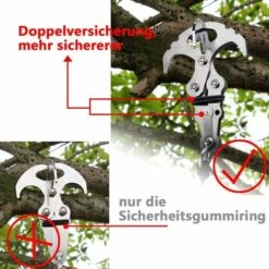 MEZHENG Grappin Crochet Griffe Multifonction Acier Inoxydable Pour L'Extérieur Escalade Crochet De Gravité Multifonctionnel Grappin Gravity Crochet De Corde D'escalad Grappling Hook -Treuil, cric, palan et accessoires Soldes Boutique 64535182 5