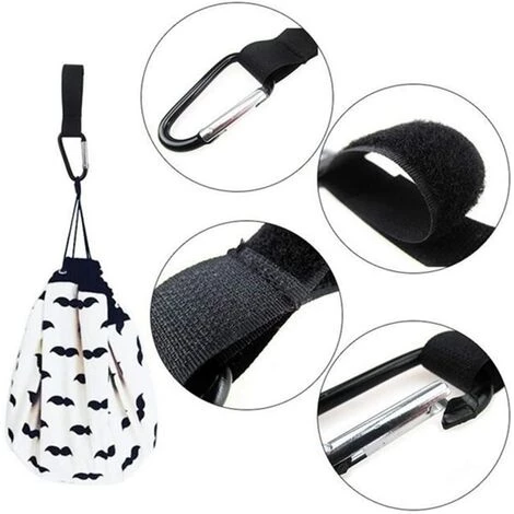 CESIèCLEFOU Crochets Poussettes,Clip Poussette,Accessoire Poussette,Accroche Poussette Sacs,Crochets De Poussette Universel,Pour Accrochez Vos Achats, Sacs Et Cabas Sur Un Landau (4pcs) Lefou 3 CESIèCLEFOU Crochets Poussettes,Clip Poussette,Accessoire Poussette,Accroche Poussette Sacs,Crochets De Poussette Universel,Pour Accrochez Vos Achats, Sacs Et Cabas Sur Un Landau (4pcs) Lefou – Image 3