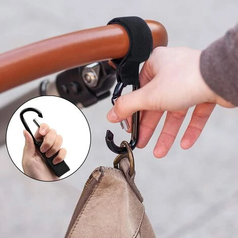 CESIèCLEFOU Crochets Poussettes,Clip Poussette,Accessoire Poussette,Accroche Poussette Sacs,Crochets De Poussette Universel,Pour Accrochez Vos Achats, Sacs Et Cabas Sur Un Landau (4pcs) Lefou 5 CESIèCLEFOU Crochets Poussettes,Clip Poussette,Accessoire Poussette,Accroche Poussette Sacs,Crochets De Poussette Universel,Pour Accrochez Vos Achats, Sacs Et Cabas Sur Un Landau (4pcs) Lefou – Image 5