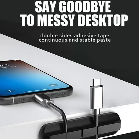 LTS FAFA Gestionnaire De Câbles Silicone USB Câble Enrouleur Flexible Gestion Des Câbles Clip Support De Câble Pour Souris Casque Nouveau 4 LTS FAFA Gestionnaire De Câbles Silicone USB Câble Enrouleur Flexible Gestion Des Câbles Clip Support De Câble Pour Souris Casque Nouveau – Image 4