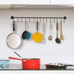 MINKUROW Lot De 10 Crochets En S, Crochets De Suspension De 9 Cm, Crochets De Garde-robe, Crochets Pour Suspendre, Cintres (argent) -Treuil, cric, palan et accessoires Soldes Boutique 64680479 3