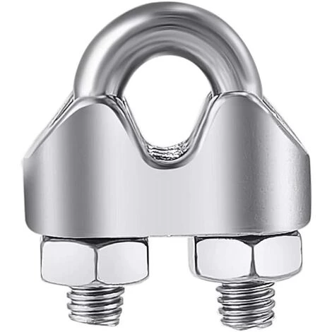 LLOVE 12 Pièces Serre Cable Inox 3 Mm Galvanisé Pince à Câble Métallique Pince à Corde En Forme D'arc Câble Métallique Clips Inox Pince En Forme D'arc Serre Cable Acier Pour Fixer Les Câbles Et Les Cordes 1 LLOVE 12 Pièces Serre Cable Inox 3 Mm Galvanisé Pince à Câble Métallique Pince à Corde En Forme D'arc Câble Métallique Clips Inox Pince En Forme D'arc Serre Cable Acier Pour Fixer Les Câbles Et Les Cordes