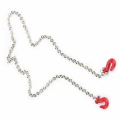 YD Accessoires De Crochets De Remorquage De Remorque RC En Métal Avec Chane Pour Voiture D'escalade Sur Chenilles SCX10 D90 1:10 RC
