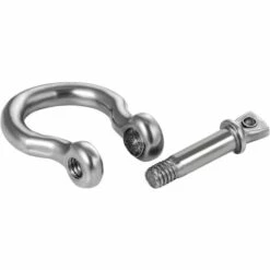 OSQI 10PCS 304 Acier Inoxydable M4 D Anneau Vis Manilles Avec Broches Arc Manille Vis Pin Matériel Gréement Arc Manille Chape Manilles Robustes Pour Ancre, Camping Et Randonnée -Treuil, cric, palan et accessoires Soldes Boutique 65506862 4