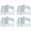 LONVRèE Boucle En Alliage De Zinc 4 Pièces Boucle En Alliage De Zinc Pour Les Cargaisons D'arrimage Robustes Sangle Tendeur Fixe Boucle à Cliquet(25mm)
