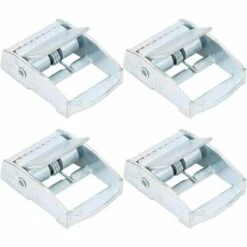 LONVRèE Boucle En Alliage De Zinc 4 Pièces Boucle En Alliage De Zinc Pour Les Cargaisons D'arrimage Robustes Sangle Tendeur Fixe Boucle à Cliquet(25mm) 7 LONVRèE Boucle En Alliage De Zinc 4 Pièces Boucle En Alliage De Zinc Pour Les Cargaisons D'arrimage Robustes Sangle Tendeur Fixe Boucle à Cliquet(25mm) -Treuil, cric, palan et accessoires Soldes Boutique 65597539 3