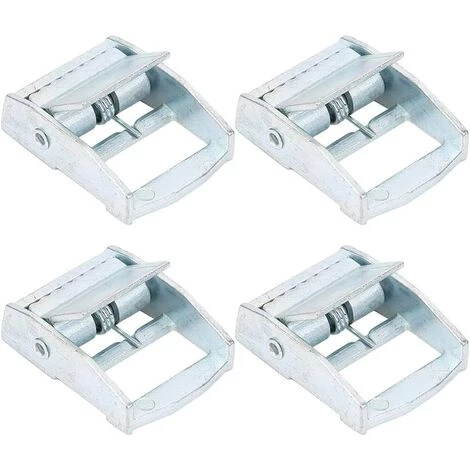 LONVRèE Boucle En Alliage De Zinc 4 Pièces Boucle En Alliage De Zinc Pour Les Cargaisons D'arrimage Robustes Sangle Tendeur Fixe Boucle à Cliquet(25mm) 3 LONVRèE Boucle En Alliage De Zinc 4 Pièces Boucle En Alliage De Zinc Pour Les Cargaisons D'arrimage Robustes Sangle Tendeur Fixe Boucle à Cliquet(25mm) – Image 3