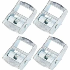 LONVRèE Boucle En Alliage De Zinc 4 Pièces Boucle En Alliage De Zinc Pour Les Cargaisons D'arrimage Robustes Sangle Tendeur Fixe Boucle à Cliquet(25mm) 8 LONVRèE Boucle En Alliage De Zinc 4 Pièces Boucle En Alliage De Zinc Pour Les Cargaisons D'arrimage Robustes Sangle Tendeur Fixe Boucle à Cliquet(25mm) -Treuil, cric, palan et accessoires Soldes Boutique 65597539 4