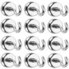 DONTODENT Crochets Magnétiques, Aimant Extra Fort Avec Crochet Pour Réfrigérateur, 12pcs_happyshop