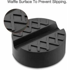 KAEJYIUT Bloc En Caoutchouc Pour Cric Tampon Hydraulique 65x33mm Crics De Levage, Universel Solide Résistant Protéger Le Bas De Caisse