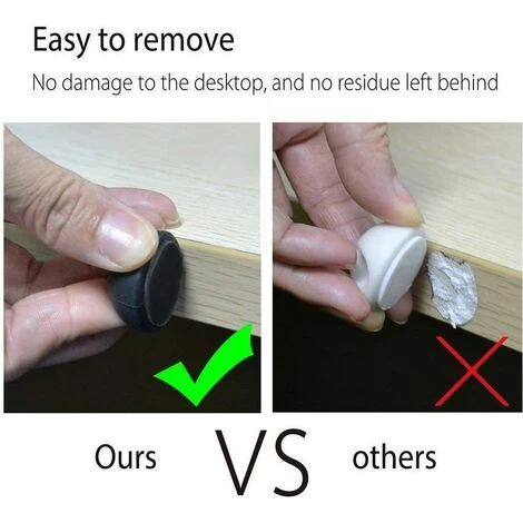 EINEMGELD Lot De 6 Clips Câble Durable, Range-câbles Et Serre-câbles, Self-adhésif, Organiseur Et Rangement De Bureau 3 EINEMGELD Lot De 6 Clips Câble Durable, Range-câbles Et Serre-câbles, Self-adhésif, Organiseur Et Rangement De Bureau – Image 3