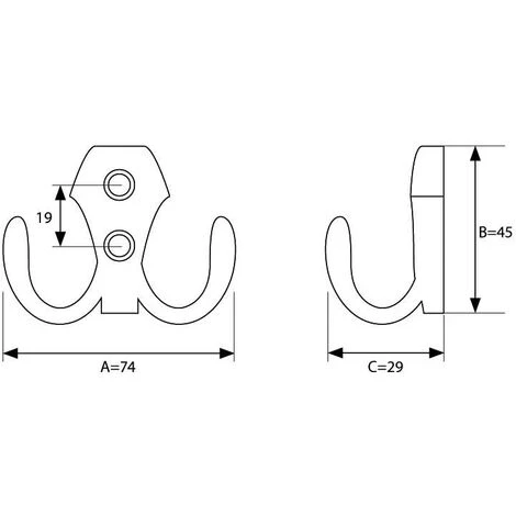 KOTARBAU Crochet De Suspension 47 Mm 2 KOTARBAU Crochet De Suspension 47 Mm – Image 2
