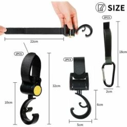 MèREÉTERNEL Crochets Poussette, 4 Pack Crochet Landau, Universel Crochet De Poussette, Pour Accrocher Les Sacs à Provisions Sac à Mains Sac A Langer Ternel 7 MèREÉTERNEL Crochets Poussette, 4 Pack Crochet Landau, Universel Crochet De Poussette, Pour Accrocher Les Sacs à Provisions Sac à Mains Sac A Langer Ternel -Treuil, cric, palan et accessoires Soldes Boutique 66174269 3