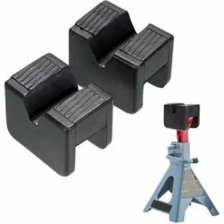 YEURIé Jack Pad En Caoutchouc, 2 Pcs Adaptateurs En Caoutchouc Pour Support De Cric, Cric De Levage De Voiture Adaptateur, Support Universel En Caoutchouc Fendu