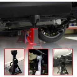 YEURIé Jack Pad En Caoutchouc, 2 Pcs Adaptateurs En Caoutchouc Pour Support De Cric, Cric De Levage De Voiture Adaptateur, Support Universel En Caoutchouc Fendu -Treuil, cric, palan et accessoires Soldes Boutique 66175237 5