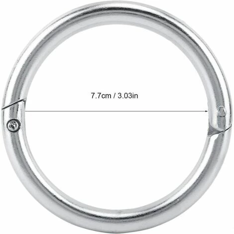 KAEJYIUT Anneau De Nez, Acier Inoxydable Bull Vache Bovins Bovins Nez Anneau élevage Accessoire Nez Cintre Nez Anneaux Cerceau(L) 5 KAEJYIUT Anneau De Nez, Acier Inoxydable Bull Vache Bovins Bovins Nez Anneau élevage Accessoire Nez Cintre Nez Anneaux Cerceau(L) – Image 5