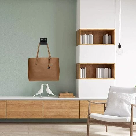 KAEJYIUT Crochets En Acier Inoxydable Pour Le Montage Mural De Carreaux De Céramique, 10 Pièces Support Robuste 20 Vis Pour Accrocher Dans La Salle De Bain Et La Cuisine (noir) 2 KAEJYIUT Crochets En Acier Inoxydable Pour Le Montage Mural De Carreaux De Céramique, 10 Pièces Support Robuste 20 Vis Pour Accrocher Dans La Salle De Bain Et La Cuisine (noir) – Image 2