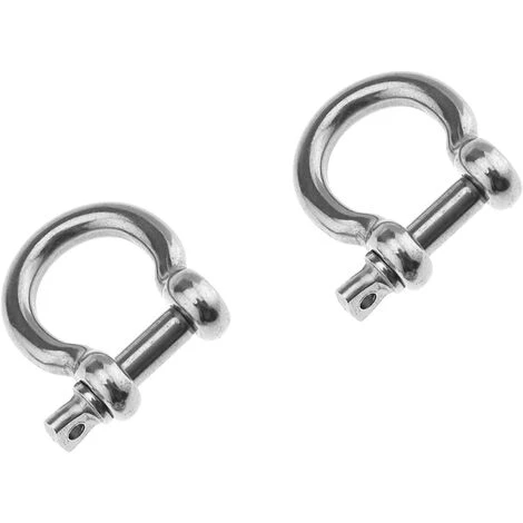 JOGAKU ® 5pcs 5mm Acier INOX Grade Dee Bow Manille Boucle Bateau Marine Marine Ombre Voil 3 JOGAKU ® 5pcs 5mm Acier INOX Grade Dee Bow Manille Boucle Bateau Marine Marine Ombre Voil – Image 3