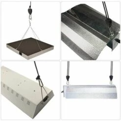 JOORRT 1 Paires Sangle à Cliquet Corde 1/8 Pouces Rope Ratchet Robuste Réglable Pour Lampe à Suspension Growth, Capacité De 70 Kg Par Paire 8 JOORRT 1 Paires Sangle à Cliquet Corde 1/8 Pouces Rope Ratchet Robuste Réglable Pour Lampe à Suspension Growth, Capacité De 70 Kg Par Paire -Treuil, cric, palan et accessoires Soldes Boutique 66341418 4