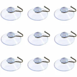 20 Pièces Crochets D'Aspiration Crochet Ventouses Pour Salle De Bains Cuisine Et Kitchen (40 Mm), Adélala