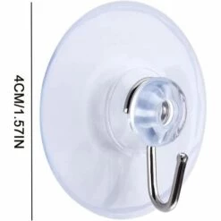 20 Pièces Crochets D'Aspiration Crochet Ventouses Pour Salle De Bains Cuisine Et Kitchen (40 Mm), Adélala -Treuil, cric, palan et accessoires Soldes Boutique 66377573 5