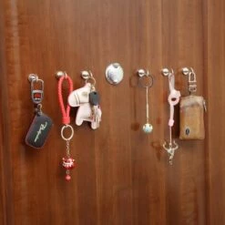 Lot De 10 Crochets Magnétiques, 8 Kg Aimant Puissant Avec Crochet Pour Réfrigérateur, Crochet De Croisière Robuste Pour Plafond, Crochet Magnétique, Adélala -Treuil, cric, palan et accessoires Soldes Boutique 66379937 5