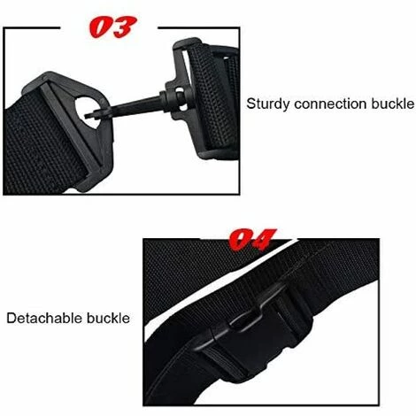 MEZHENG Sangle De Transport Pour Planche De Surf, Sangle Pour Planche De Paddle, Bandoulière Pour Paddleboard, Accessoires Avec Velcro Pour Pagaies 5 MEZHENG Sangle De Transport Pour Planche De Surf, Sangle Pour Planche De Paddle, Bandoulière Pour Paddleboard, Accessoires Avec Velcro Pour Pagaies – Image 5