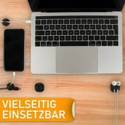 HABIENTôT Lot De 10 Clips De Câble - Organiseur De Câble Polyvalent - Guide-câble Polyvalent - Fixation De Câble - Gestion Des Câbles De Bureau, Câble D&apos;alimentation, Clip De Câble Pour Chargeurs Oi-FRIS -Treuil, cric, palan et accessoires Soldes Boutique 66812011 4