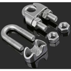 FLETéçA 5 Pièces M6 Pince À Câble En Acier Pinces En Forme De U Boulon En U Pince À Corde En Forme De U Pour Câble Corde À Linge En Acier Serre-Câble En Acier Pinces En Acier 9 FLETéçA 5 Pièces M6 Pince À Câble En Acier Pinces En Forme De U Boulon En U Pince À Corde En Forme De U Pour Câble Corde À Linge En Acier Serre-Câble En Acier Pinces En Acier -Treuil, cric, palan et accessoires Soldes Boutique 66962087 5