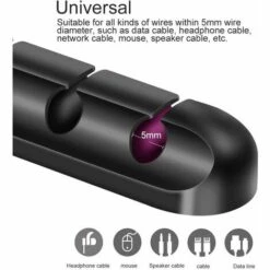 FLETéçA Clips Et Attache-câbles Murales Pinces Pour Câbles Organisateur De Gestion Des Câbles, Crochets Adhésifs, Support De Câble Pour Câbles D'alimentation Et Câbles Pour Accessoires De Charge, Câble De Souris, PC, Bureau Et Maison (5) 7 FLETéçA Clips Et Attache-câbles Murales Pinces Pour Câbles Organisateur De Gestion Des Câbles, Crochets Adhésifs, Support De Câble Pour Câbles D'alimentation Et Câbles Pour Accessoires De Charge, Câble De Souris, PC, Bureau Et Maison (5) -Treuil, cric, palan et accessoires Soldes Boutique 66969905 3