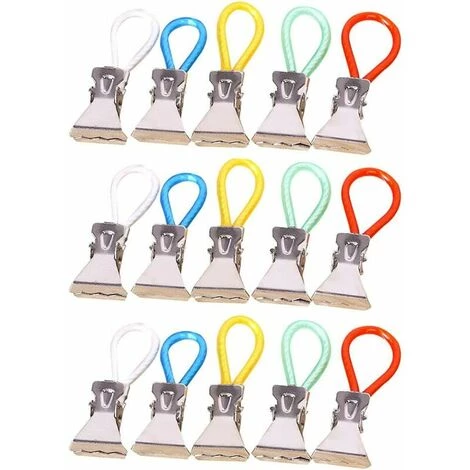 FLETéçA Clips De Torchon, Métal Clips De Cuisine Suspendus, Multicolores Serviette Accrochant Le Crochet Pour Tissu, Soutiens-Gorge, Chaussettes, Gants, Pantalons 46 X 16 X 7 Mm (15pcs) 1 FLETéçA Clips De Torchon, Métal Clips De Cuisine Suspendus, Multicolores Serviette Accrochant Le Crochet Pour Tissu, Soutiens-Gorge, Chaussettes, Gants, Pantalons 46 X 16 X 7 Mm (15pcs)