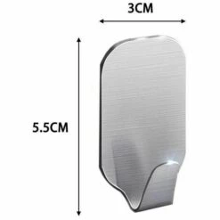 FLETéçA Crochets Adhésif Crochet Mural Acier Inoxydable Porte Serviettes Pour Cuisine Salle De Bain 8 Pièces 7 FLETéçA Crochets Adhésif Crochet Mural Acier Inoxydable Porte Serviettes Pour Cuisine Salle De Bain 8 Pièces -Treuil, cric, palan et accessoires Soldes Boutique 66970951 3