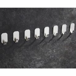 FLETéçA Crochets Adhésif Crochet Mural Acier Inoxydable Porte Serviettes Pour Cuisine Salle De Bain 8 Pièces 9 FLETéçA Crochets Adhésif Crochet Mural Acier Inoxydable Porte Serviettes Pour Cuisine Salle De Bain 8 Pièces -Treuil, cric, palan et accessoires Soldes Boutique 66970951 5