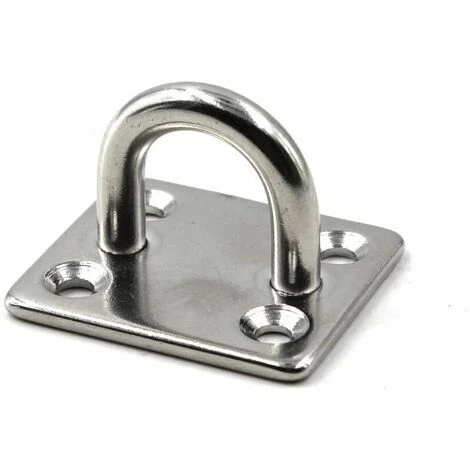 FLETéçA M6 Patère De Fixation Au Plafond Crochet De Fixation Murale En Acier Inoxydable 304 Pour Balançoire De Yoga, Quincaillerie Pour Bateau Paquet De 6 (vis Non Incluses) 2 FLETéçA M6 Patère De Fixation Au Plafond Crochet De Fixation Murale En Acier Inoxydable 304 Pour Balançoire De Yoga, Quincaillerie Pour Bateau Paquet De 6 (vis Non Incluses) – Image 2