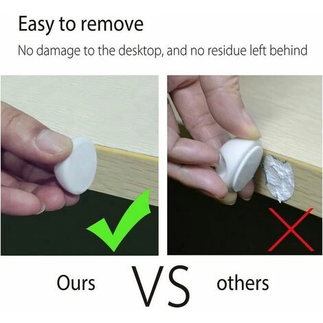 FLETéçA Cable De Bureau Fixe Multifonctionnel 10 PCS, Organisateur De Cables De Données, Clip De Cable De Charge, Clip De Boucle De Collecte-A 3 FLETéçA Cable De Bureau Fixe Multifonctionnel 10 PCS, Organisateur De Cables De Données, Clip De Cable De Charge, Clip De Boucle De Collecte-A – Image 3