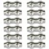 YIENJAOY Serre-câble , AGILITY Serre Cable Acier 3mm 12 Pièces Serre Câbles Duplex Pince De Câble Acier Inoxydable 304 D'agrafe De Câble,Câble Poignées Pour 2mm Câble Métalliques Pince À Câble Corde à Linge