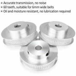 CESIèCLEFOU Poulie à Dent Poulie De Distribution En Aluminium Convenient à Imprimante 3D, Poulies De Courroie Avec 60 Dents Lefou -Treuil, cric, palan et accessoires Soldes Boutique 67256713 3