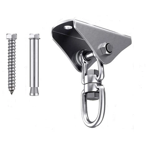 MEZHENG Crochet De Plafond Chaise Suspendue Crochet De Plafond Robuste Chaise Pivotante En Acier Inoxydable 2 MEZHENG Crochet De Plafond Chaise Suspendue Crochet De Plafond Robuste Chaise Pivotante En Acier Inoxydable – Image 2