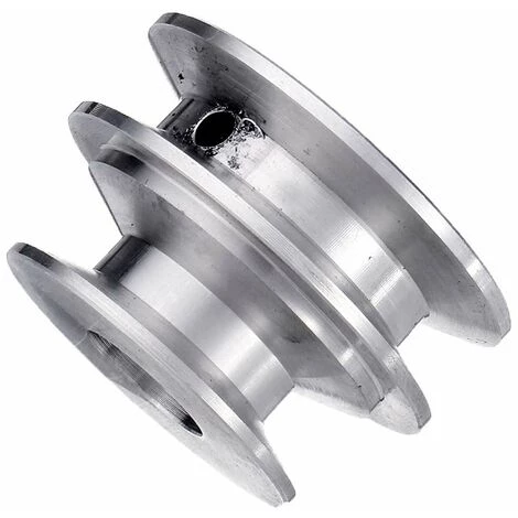 MèREÉTERNEL Poulie À Double Rainure En Alliage D'Aluminium 40 Et 50 Mm, Poulie En Forme De V À Alésage Fixe De 8 À 20 Mm Pour Courroie De 10 Mm - 12 Mm Ternel 3 MèREÉTERNEL Poulie À Double Rainure En Alliage D'Aluminium 40 Et 50 Mm, Poulie En Forme De V À Alésage Fixe De 8 À 20 Mm Pour Courroie De 10 Mm - 12 Mm Ternel – Image 3