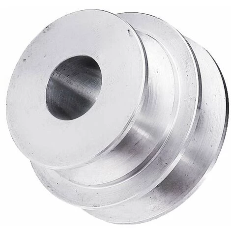 MèREÉTERNEL Poulie À Double Rainure En Alliage D'Aluminium 40 Et 50 Mm, Poulie En Forme De V À Alésage Fixe De 8 À 20 Mm Pour Courroie De 10 Mm - 12 Mm Ternel 4 MèREÉTERNEL Poulie À Double Rainure En Alliage D'Aluminium 40 Et 50 Mm, Poulie En Forme De V À Alésage Fixe De 8 À 20 Mm Pour Courroie De 10 Mm - 12 Mm Ternel – Image 4