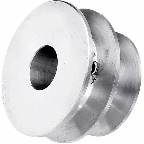 MèREÉTERNEL Poulie À Double Rainure En Alliage D'Aluminium 40 Et 50 Mm, Poulie En Forme De V À Alésage Fixe De 8 À 20 Mm Pour Courroie De 10 Mm - 12 Mm Ternel 5 MèREÉTERNEL Poulie À Double Rainure En Alliage D'Aluminium 40 Et 50 Mm, Poulie En Forme De V À Alésage Fixe De 8 À 20 Mm Pour Courroie De 10 Mm - 12 Mm Ternel – Image 5
