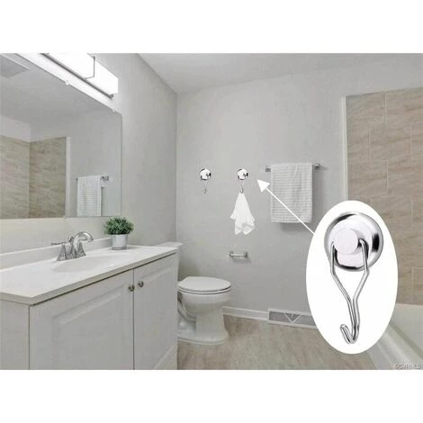 LLOVE Crochets Magnétiques Puissant 45kg 32D Crochet Aimanté Frigo Néodyme Pivotants Aimant Crochet Magnétique Crochets Aimantés Magnétiques Pour Cuisine Torchon Tableau 6pcs 5 LLOVE Crochets Magnétiques Puissant 45kg 32D Crochet Aimanté Frigo Néodyme Pivotants Aimant Crochet Magnétique Crochets Aimantés Magnétiques Pour Cuisine Torchon Tableau 6pcs – Image 5