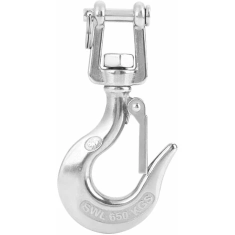 Cisea Crochet De Sécurité Crochet En Acier Inoxydable 304, Crochet De Levage Pivotant Accessoires De Gréement Avec Loquet,Charge 150 Grammes 1 Cisea Crochet De Sécurité Crochet En Acier Inoxydable 304, Crochet De Levage Pivotant Accessoires De Gréement Avec Loquet,Charge 150 Grammes