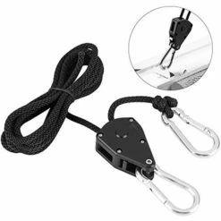 YIENJAOY AGILITY Cliquet De Corde Cliquet Hanger Poulie Corde(2 PCS),Cordes à Crochet Cordes à Cliquet, Crochets, élingues D'éclairage D'usine, Crochets De Charge Réglables, Jusqu'à Un Poids Maximum De 68 Kg. 7 YIENJAOY AGILITY Cliquet De Corde Cliquet Hanger Poulie Corde(2 PCS),Cordes à Crochet Cordes à Cliquet, Crochets, élingues D'éclairage D'usine, Crochets De Charge Réglables, Jusqu'à Un Poids Maximum De 68 Kg. -Treuil, cric, palan et accessoires Soldes Boutique 67819042 3