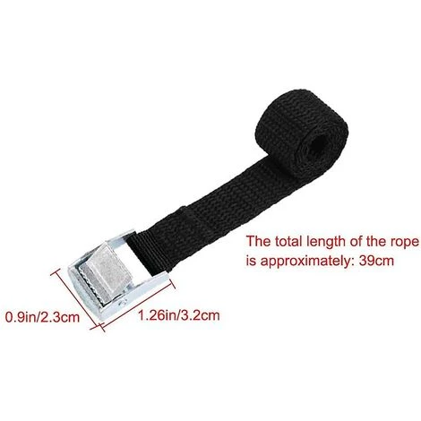 THSINDE THSIDNE Sangle D'arrimage 10 Pièces, Sangles De Cargaison, Attache à Boucle à Came Pour Kayak D'arrimage 2 THSINDE THSIDNE Sangle D'arrimage 10 Pièces, Sangles De Cargaison, Attache à Boucle à Came Pour Kayak D'arrimage – Image 2